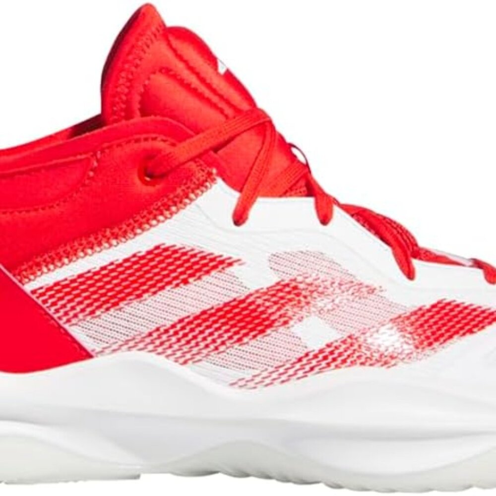adidas Adizero Select 2.0 Basketball Mens 9 Red‎ White Sneakers Athletic Shoes - Picture 2 of 10